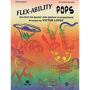 Flex-Ability: Pops CD Percussion (Bells Xylophone Auxiliary Snare Bass,Cymbals