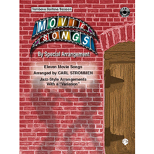 Movie Songs By Special Arrangement Trombone Book And CD