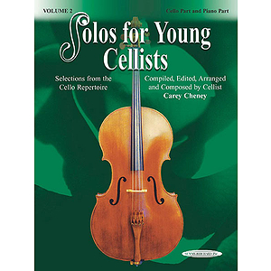 Solos For Young Cellists Volume 2 (Cello Part And Piano Accompaniment)