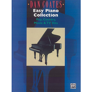 Dan Coates Easy Piano Collection Pop Country Movie & Tv Hits