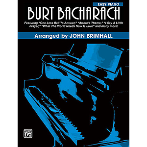 Burt Bacharach For Easy Piano