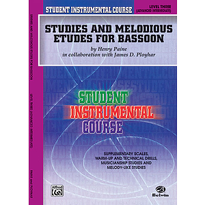 Studies And Melodious Etudes For Bassoon Level III