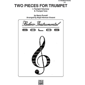 Two Pieces For Trumpet (Trumpet Voluntary Trumpet Tune) B-Flat Cornet (Trumpet) Solos (With Piano Accompaniment)