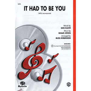 It Had To Be You