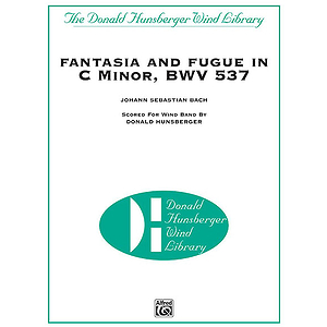 Fantasia And Fugue In C Minor Bwv 537  Score And Parts