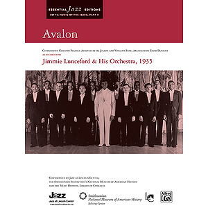 Essential Jazz Editions Set #4: The Thirties  Avalon Conductor's Score