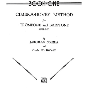 Cimera  Hovey Method For Trombone And Baritone Book I