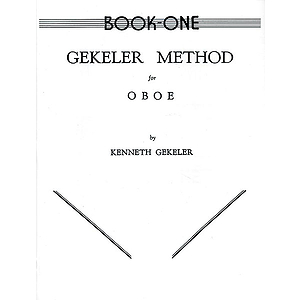 Gekeler Mothod For Oboe Book I