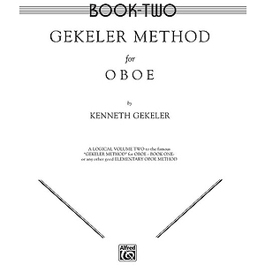 Gekeler Method For Oboe Book 2