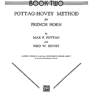 Pottag-Hovey Method For French Horn Book II