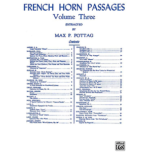 French Horn Volume III