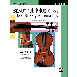 Beautiful Music For Two String Instruments Book II Two Violins