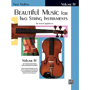 Beautiful Music For Two String Instruments Book IV Two Violins