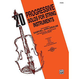 20 Progressive Solos For String Instruments (Piano Acc.)