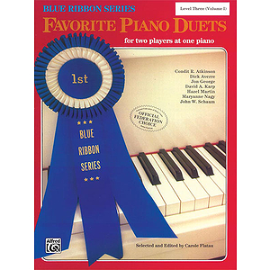 Favorite Piano Duete For Two Players At One Piano Level Three Volume I Blue Ribbon Series