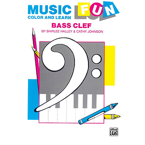Music Fun Color And Learn Bass Clef