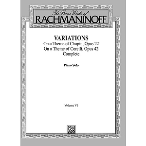 Variations Complete Volume Vi The Piano Works Of Rachmaninoff
