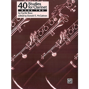 40 Studies For Clarinet Book Two Studies 21-40)