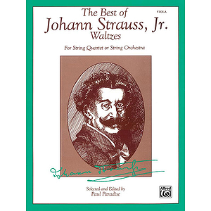 Best Of Johann Strauss Jr. Waltzes Viola