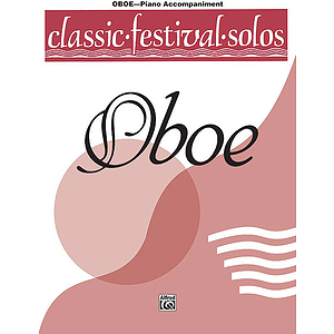 Classic Festivel Solos Oboe Volume I Piano Acc.