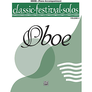 Classic Festivel Solos Oboe Volume II Piano Acc.