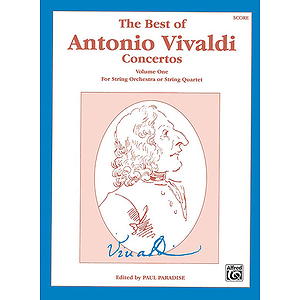 Best Of Antonio Valvaldi Concertos Volume One Score