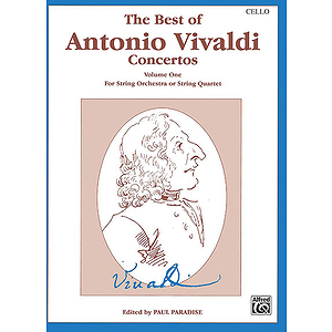 Best Of Antonio Vivaldi Concertos Volume One Cello