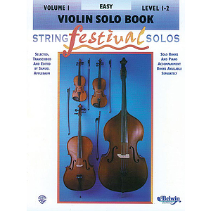 String Festival Solos Volume I (Level 1-2) Violin Solo Book