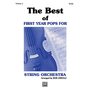 Best Of First Year Pops For String Orchestra Volume I Viola
