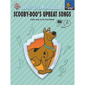 Scooby-Doo's Upbeat Songs Looney Tnes Piano Library Level Three With CD And Midi Disk Included