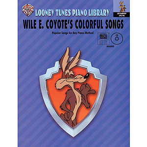 Wile E. Coyote's Colorful Songs Looney Tunes Piano Library CD And Midi Disk Included