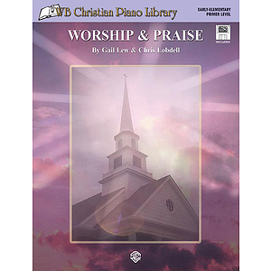 Worship & Praise Primer Level Wb Christian Piano Library  Book With Midi Disk