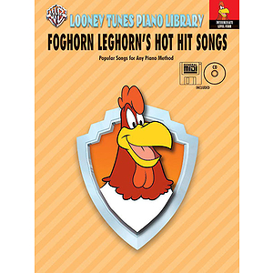 Foghorn Leghorn's Hot Hit Songs Looney Tunes Piano Library CD And Mini Disk Included