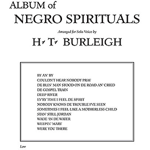 Album Of Negro Spirituals Low Voice