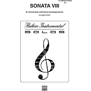 Sonata No.8 B-Flat Cornet (Trumpet) Solos (With Piano Accompaniment