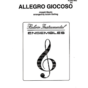 Allegro Glocoso Flute Trios With Full Score