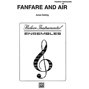Fanfare And Air Cornet Trumpet Trios With Full Score