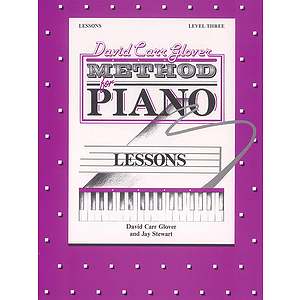 David Carr Glover Method For Piano Lessons Level 3