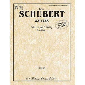 Franz Schubert Waltzes Selected And Edited By Guy Maier