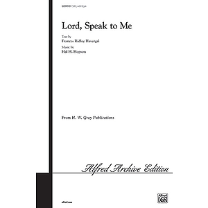 Lord Speak To Me