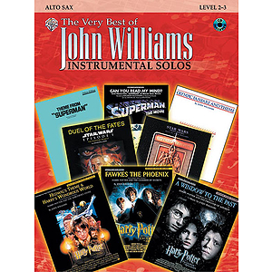 John Williams The Very Best Of For Alto Sax Book And CD