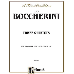 Boccherini  Three Qunitets For Two Violins Viola And Two Cellos