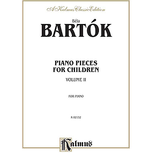 For Children Volume II By Bela Bartok