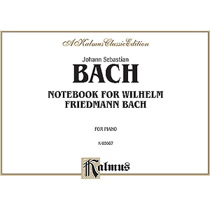 Bach Notebook For Willhelm Friedmann Bach