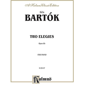 Bartok 2 Elegies Op.8b Pa