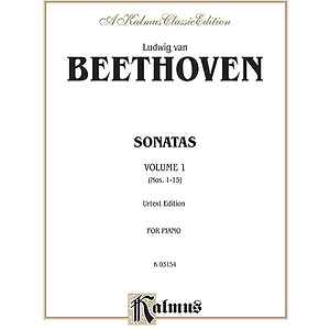 Beethoven  Sonatas (Urtext) Volume I