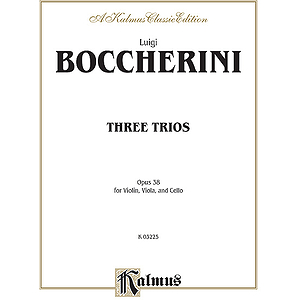 Boccherini 3 St. Trios Op.38 3