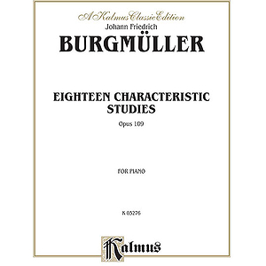 Burgmueller  18 Characteristic Studies Op. 109