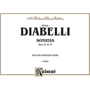 Diabelli Sonatas Op.32,33,37 P