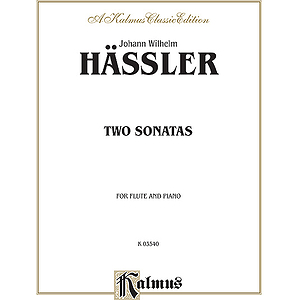 Hassler 2 Sonatas Fl. & Pa. F